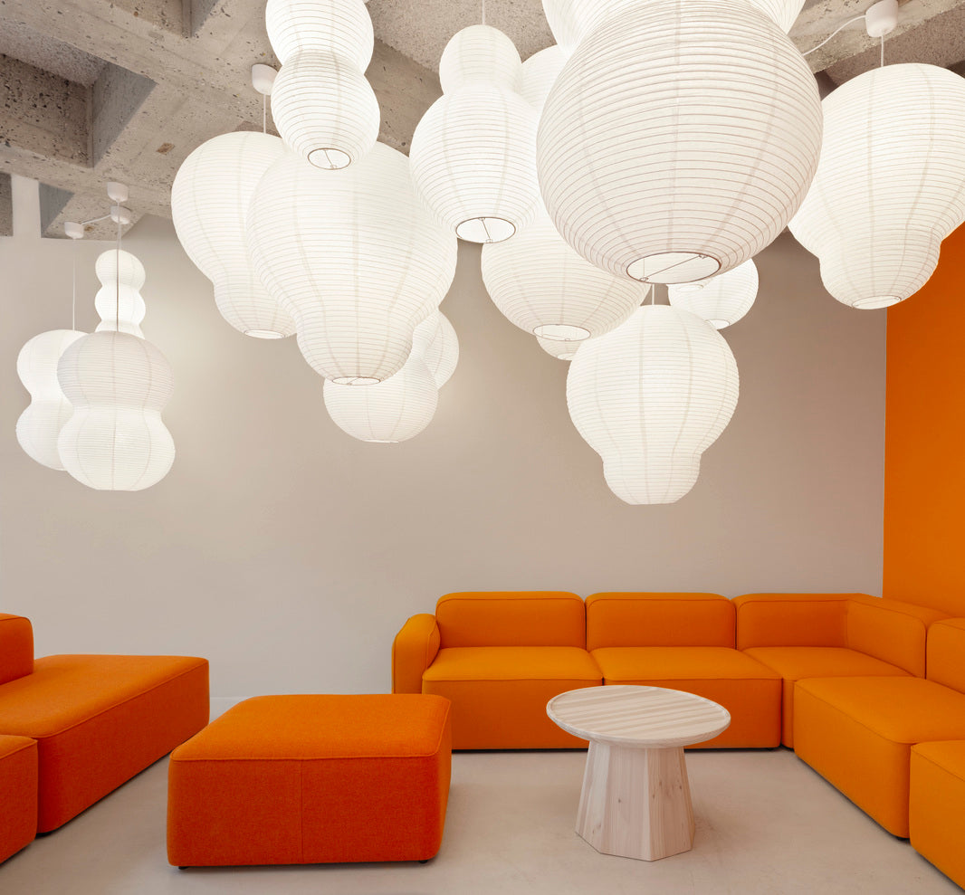 Puff Bulb lampeskærm - hvid